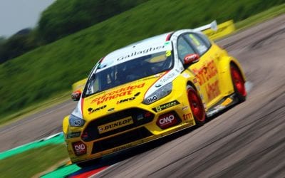 Team Shredded Wheat Racing with Gallagher makes up ground at Thruxton