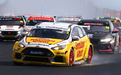 Victory for Team Shredded Wheat Racing with Gallagher at Croft